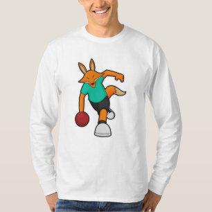 Fox at Bowling with Bowling ball T-Shirt