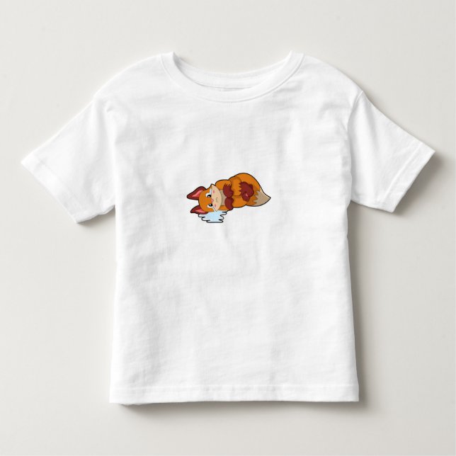 Fox at Crying Toddler T-shirt (Front)