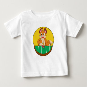 Fox at Poker with Poker chips Baby T-Shirt