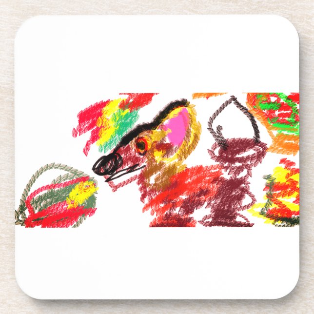 Fox Autumn lovely Beverage Coaster (Front)