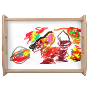 Fox Autumn lovely Serving Tray