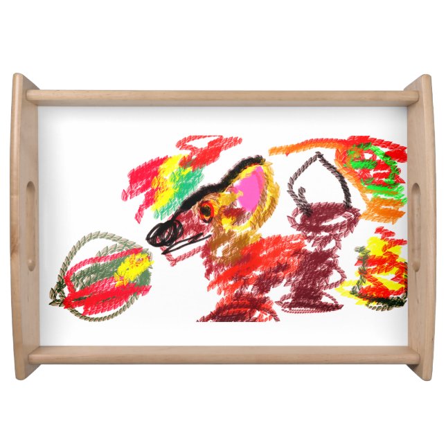 Fox Autumn lovely Serving Tray (Front)