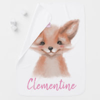 Fox Baby Blankets