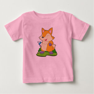 Fox Baby bottle Milk T-Shirt