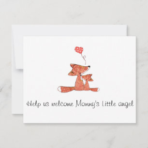 Fox Baby Shower Invitation