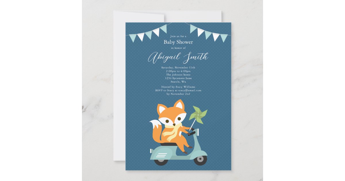 fox-baby-shower-invitation-zazzle