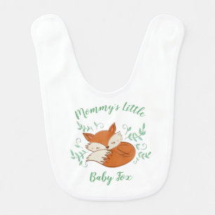 Fox Baby Shower Woodland Animals Bib