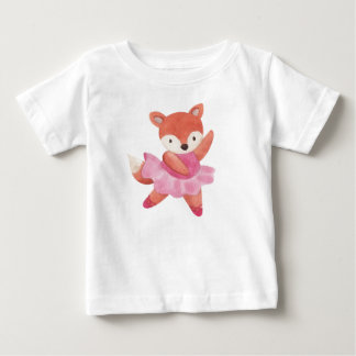 Fox Ballerina Baby T-Shirt
