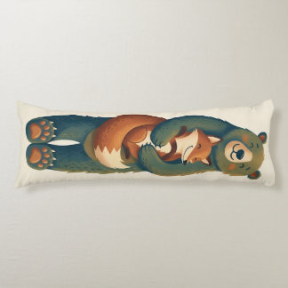 Fox Bear Hug Body Pillow