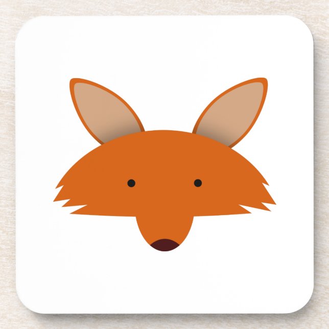 Fox Beverage Coaster (Front)