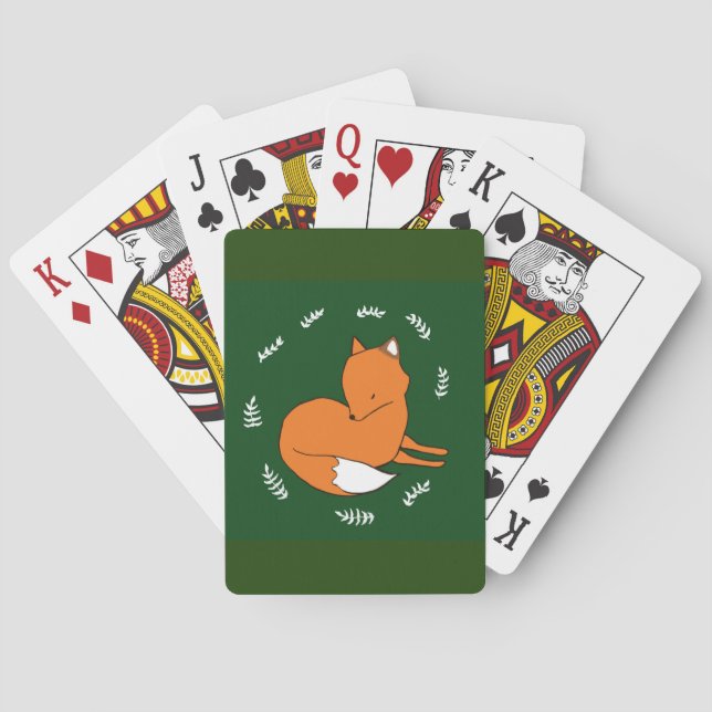 Fox Bicycle® Poker Playing Cards (Back)