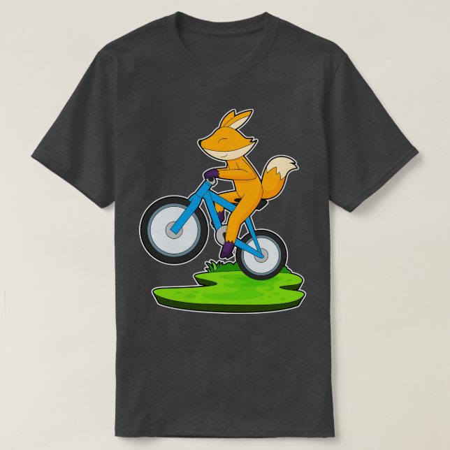 Fox Bicycle T-Shirt (Design Front)