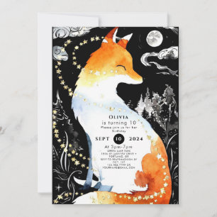 Fox Birthday Woods Whimsy Invitation