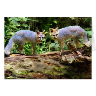 FOX BOOKENDS CARDS