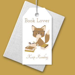 Fox Bookmark Kids Reading Page Marker Gift Tags