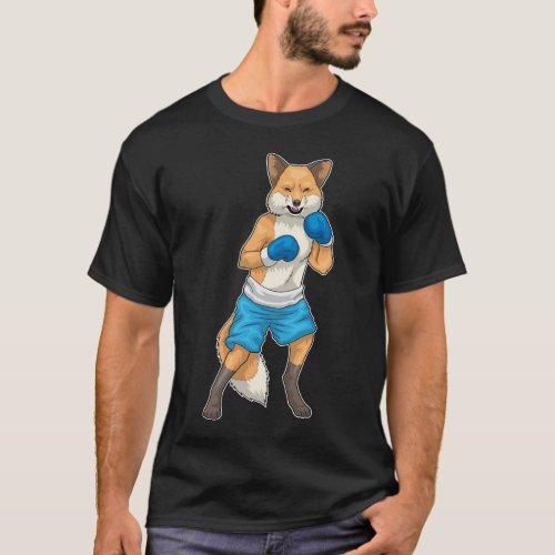 Fox Boxer Boxing gloves Boxing T_Shirt