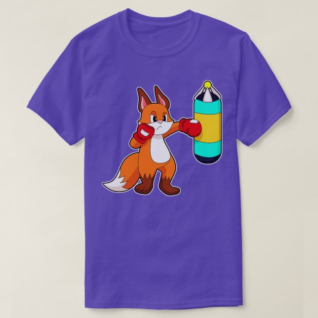 Fox Boxer Punching bag T-Shirt (Design Front)