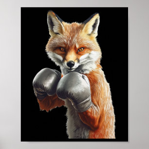 Fox Boxing Poster