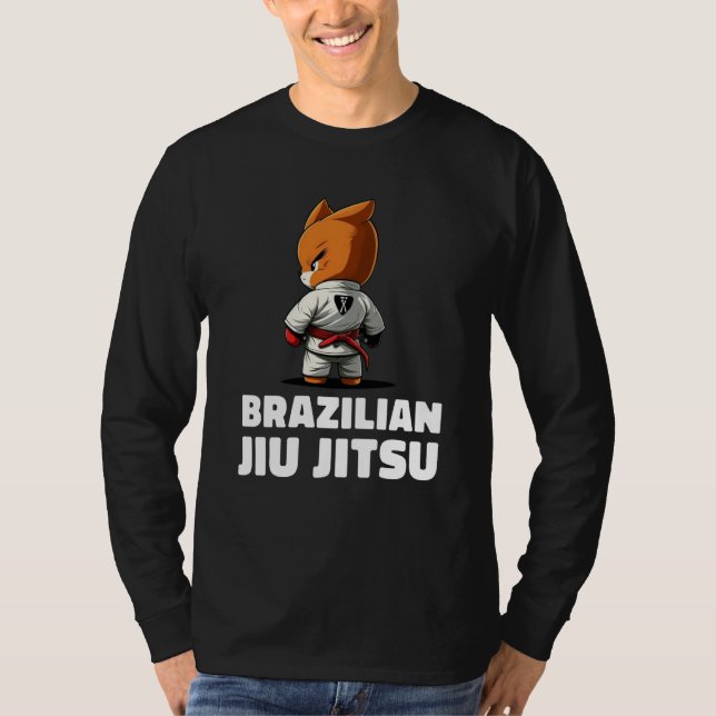 Fox Brazilian Jiu Jitsu and Grappling T-Shirt (Front)