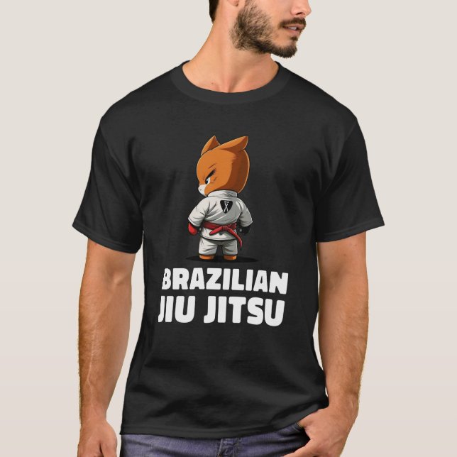 Fox Brazilian Jiu Jitsu and Grappling T-Shirt (Front)