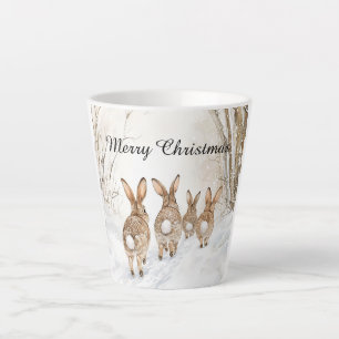 Fox Bunny Rabbit Best Friends Forever Latte Mug