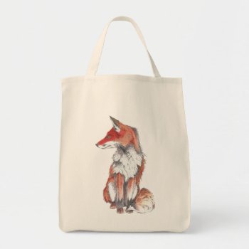Fox By Inkspot Pillow Tote Bag by lostlit at Zazzle