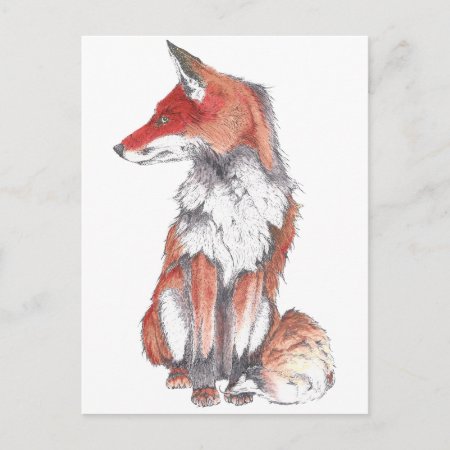 Fox By Inkspot Postcard