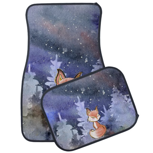FOX CAR FLOOR MAT (Set)