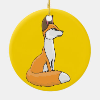 Fox Ceramic Ornament