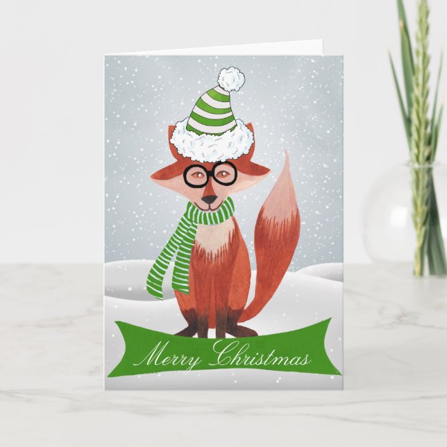 Fox Christmas Card (Front)