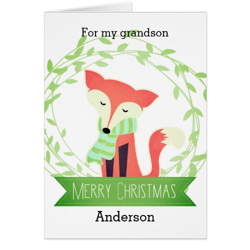 Fox Christmas Grandson
