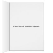 Fox Christmas Grandson Cards (Inside (Right))
