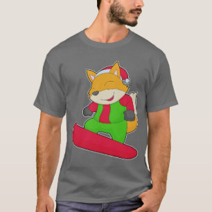 Fox Christmas Snowboard T-Shirt