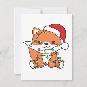 Fox Christmas Winter Animals Holiday Foxes