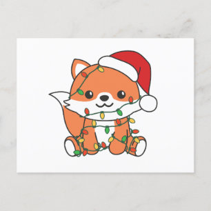 Fox Christmas Winter Animals Holiday Foxes