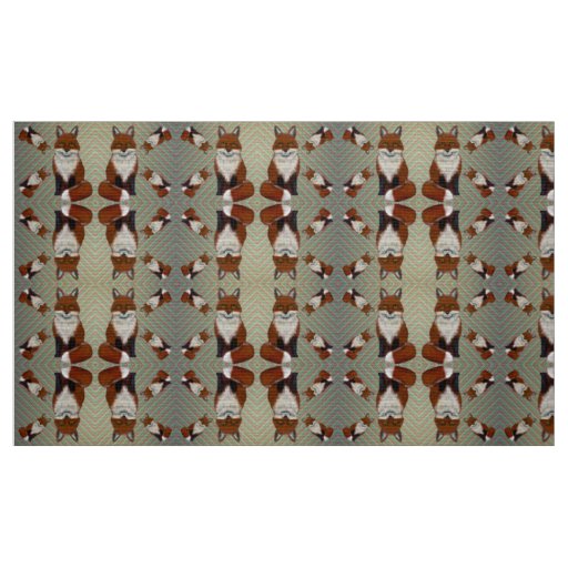 Fox Circle Fabric