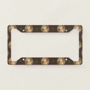 Fox Circles License Plate Frame