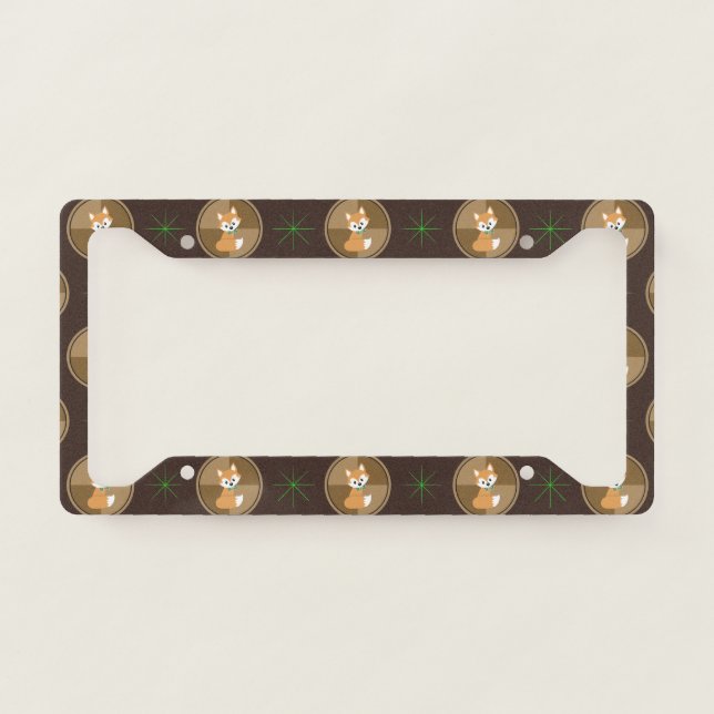 Fox Circles License Plate Frame (Front)