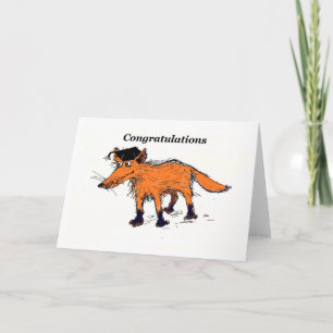 fox congratulations card