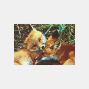 Fox Couple Outdoor Rug