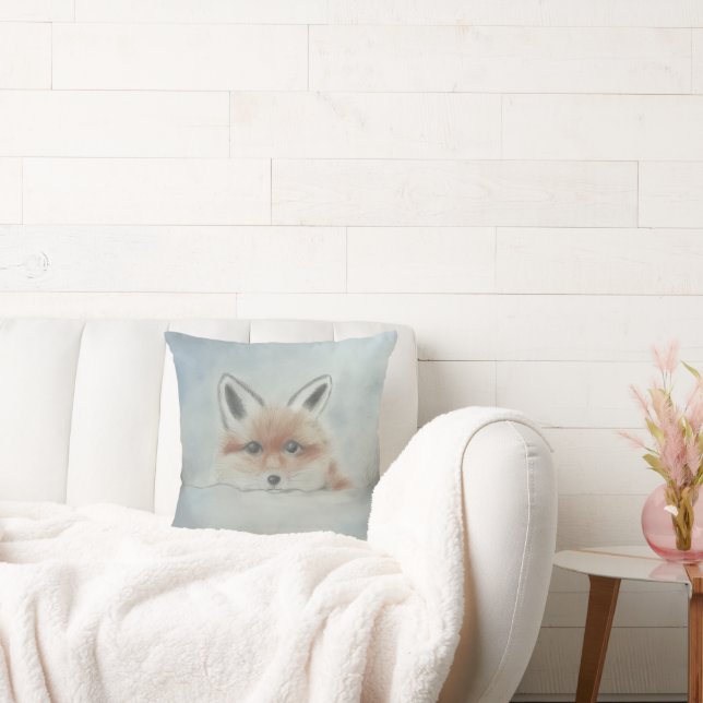 Fox cub cushion pillow (Couch)