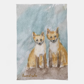 Fox Cub Hand Towel