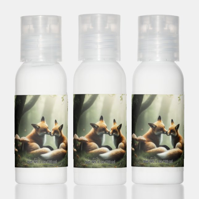 Fox Cuddle in Misty Forest  Hand Lotion (Set)
