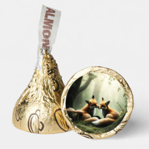 Fox Cuddle in Misty Forest Hershey®'s Kisses®