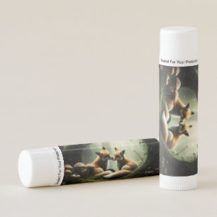 Fox Cuddle in Misty Forest  Lip Balm