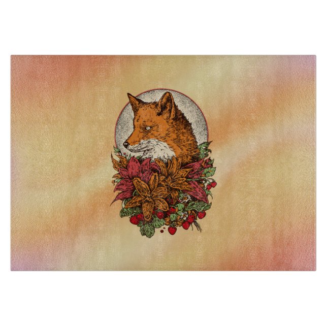 Fox Cutting Board (Front)