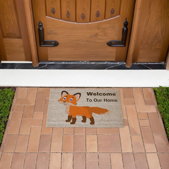 Fox Design Personalised Fiber Doormat (Insitu (Outdoor))