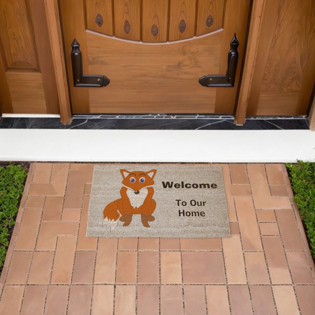 Fox Design Personalised Fiber Doormat (Insitu (Outdoor))