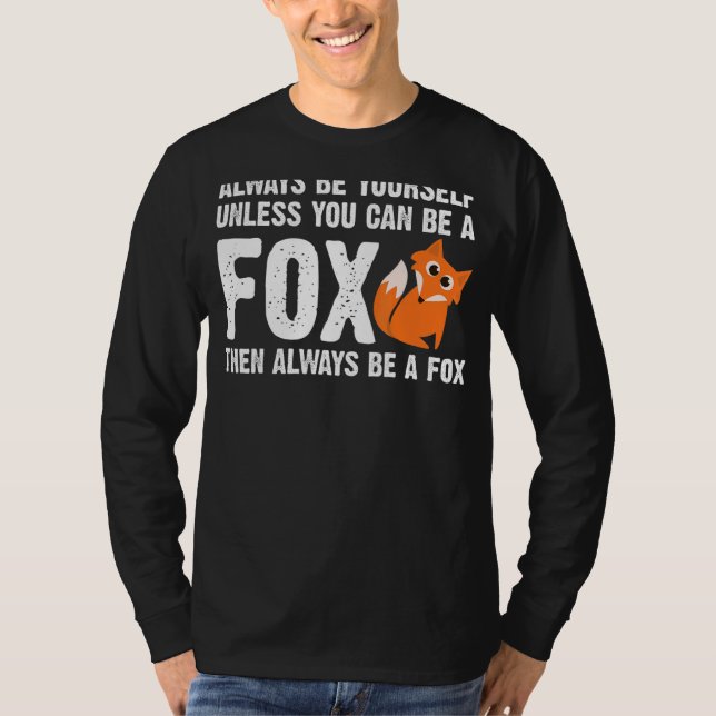 Fox Designs For Men Women Foxes Animal  Wildlife 5 T-Shirt (Front)