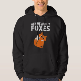 Fox Designs For Men Women Foxes Animal  Wildlife Hoodie